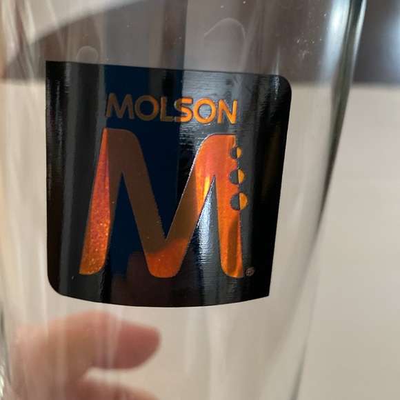 Molson beer glasses set of two with boxes. 500 mls. - Picture 8 of 9